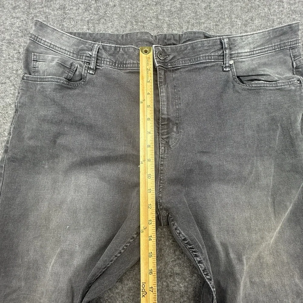 The Perfect Jean NYC Denim Jeans Mens 44x32 Athletic Fit‎ Stretch Dark Gray